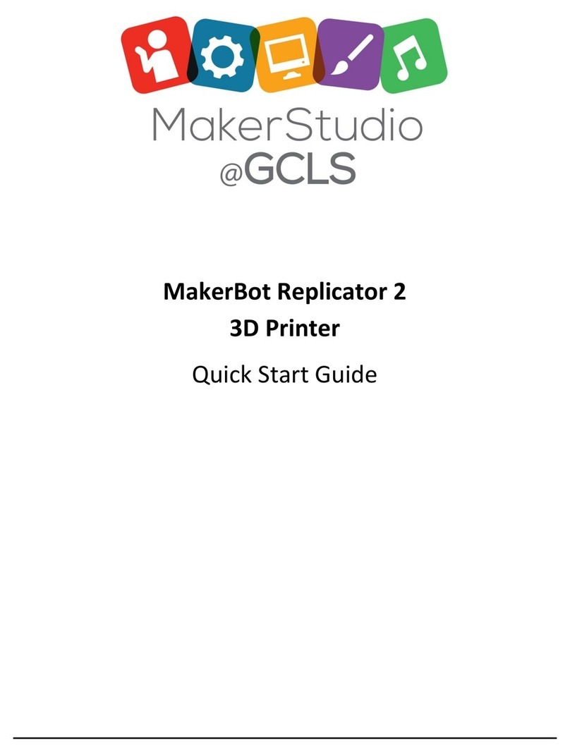 MakerBot Replicator 2 User manual