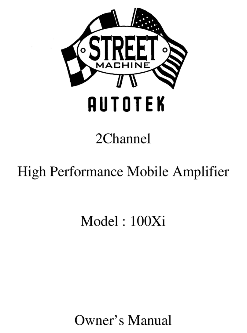 Street Machine 100Xi User manual
