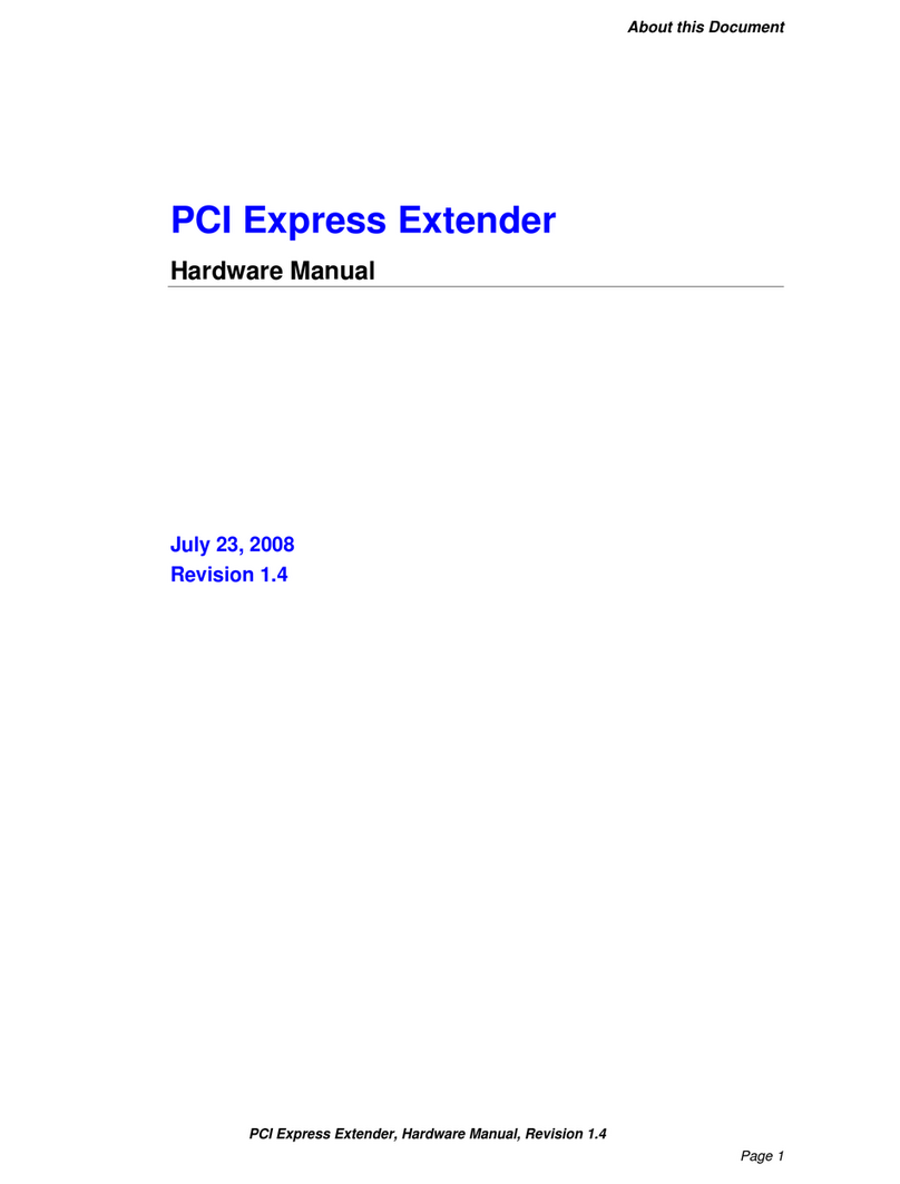 Amfeltec PCI Express Extender User manual