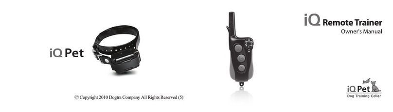 iQ Pet Remote Trainer User manual