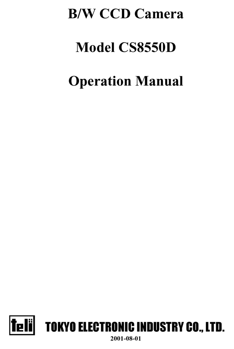 Tokyo Electronic CS8550D User manual
