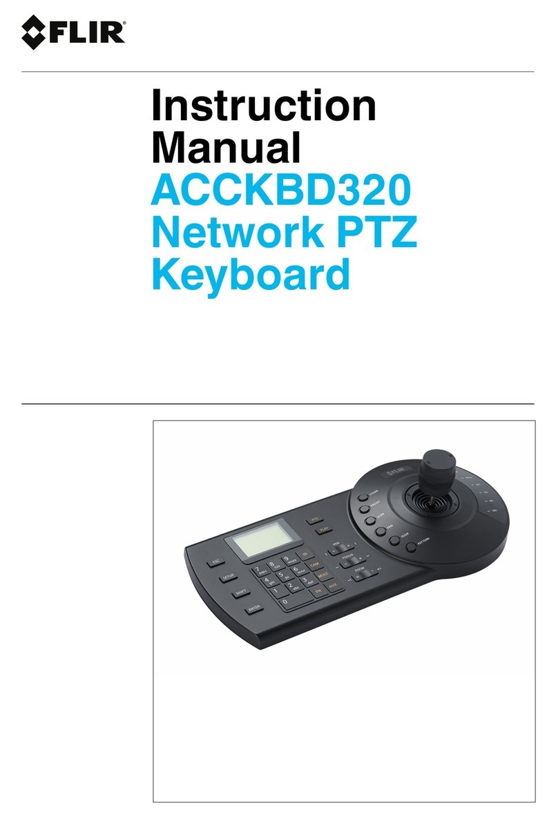 FLIR ACCKBD320 User manual FLIR ACCKBD320 User manual