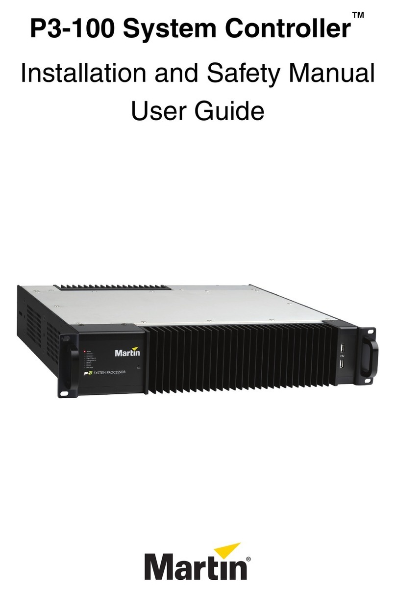 Martin P3-100 User guide
