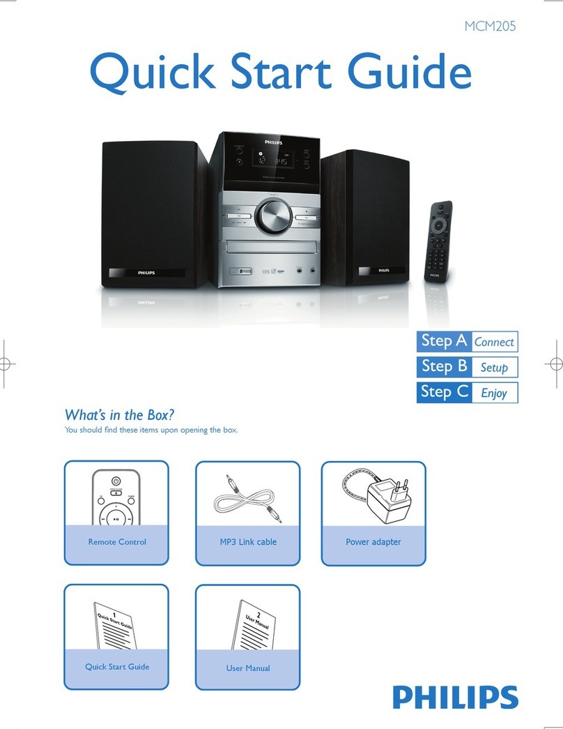 Philips MCM205 User manual