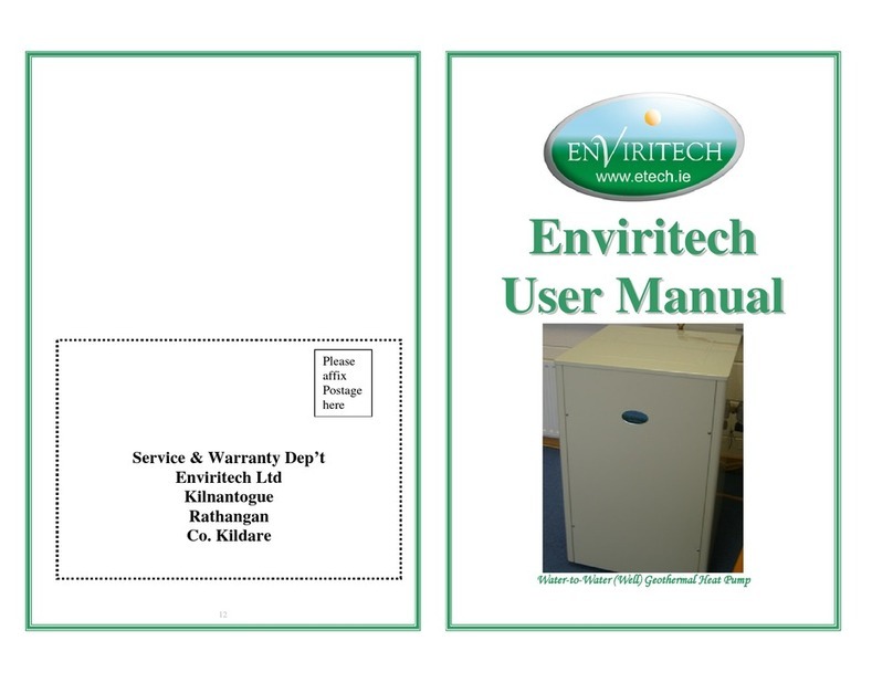 Enviritech Heat Pump User manual