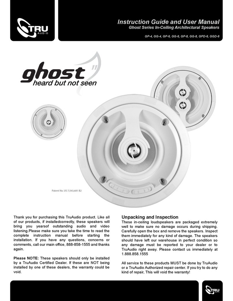 TRU Audio Ghost GP-4 User manual