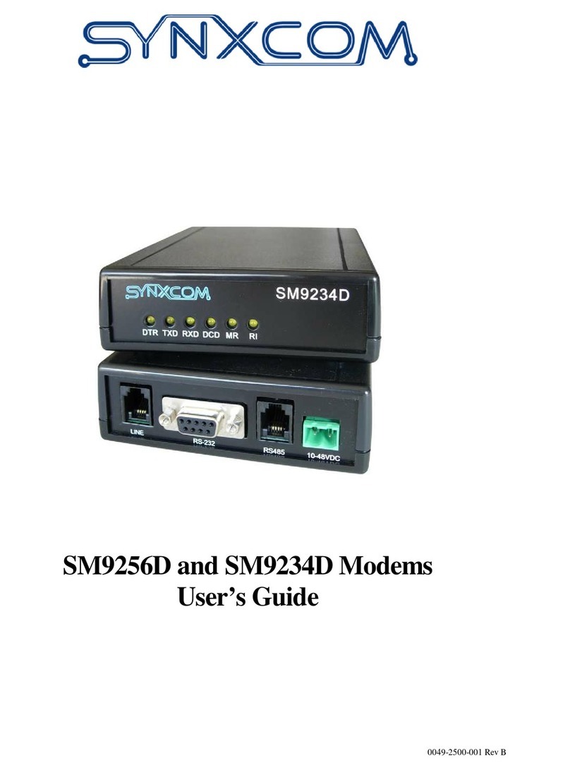Synxcom SM9256D User manual