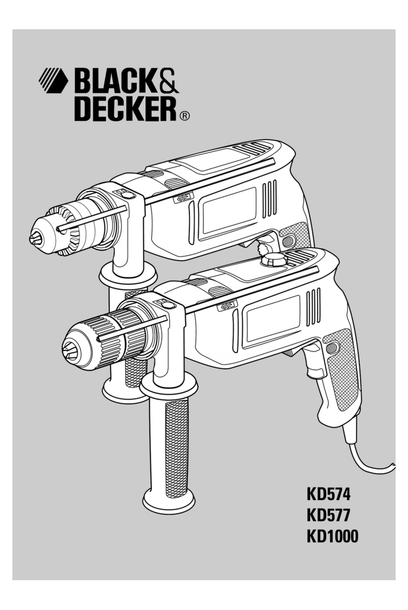 Black & Decker KD574 User manual Black & Decker KD574 User manual