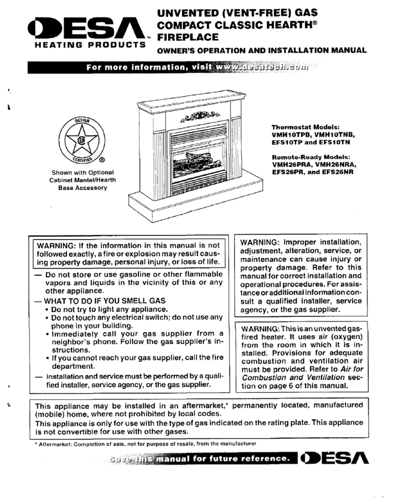 Desa VMH1OTPB Quick start guide