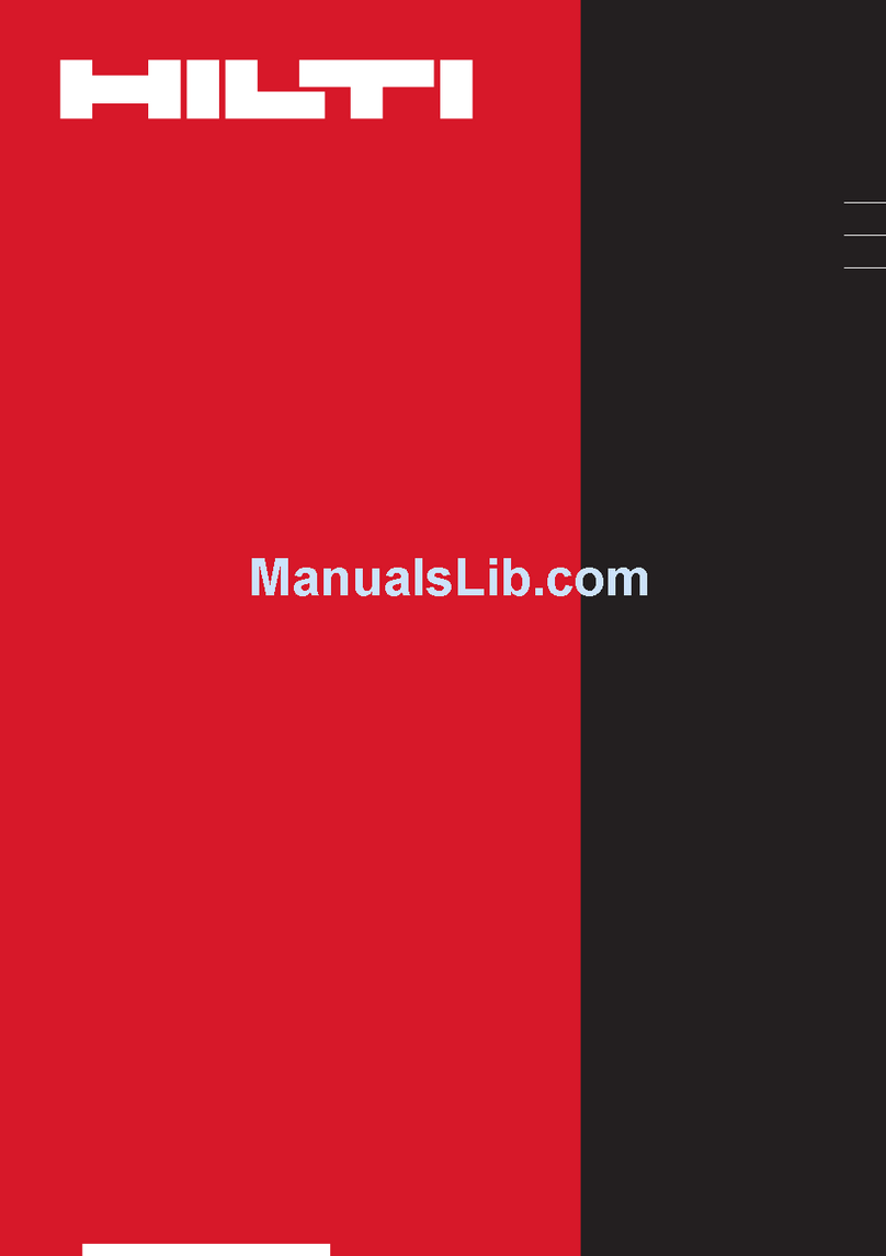 Hilti SCW 18-A User manual
