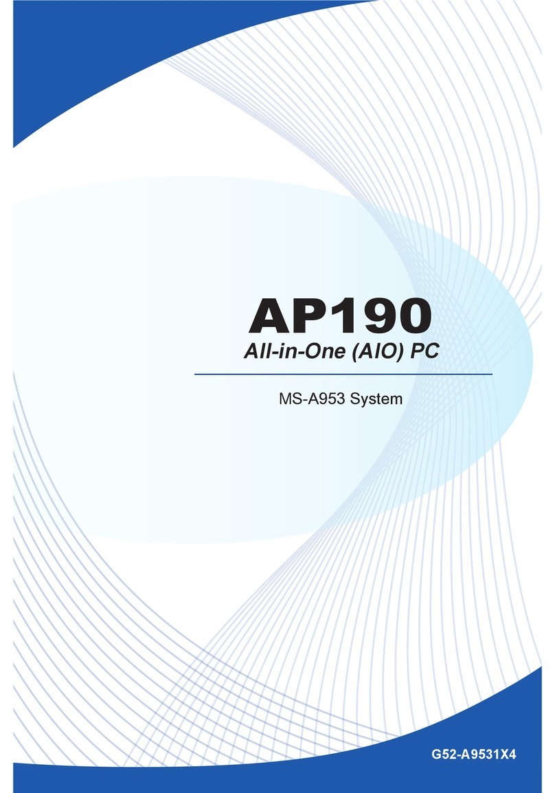 MSI AP190 User manual