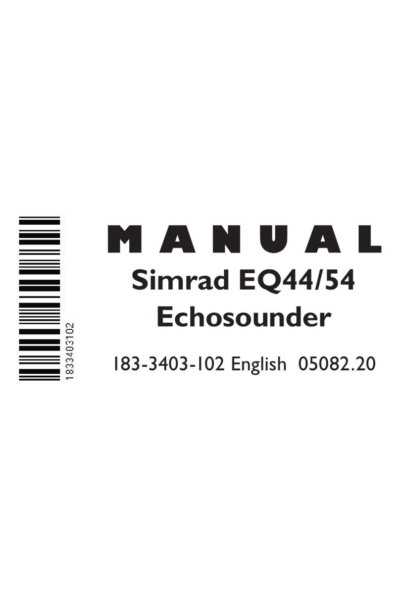 Simrad EQ44 Assembly instructions