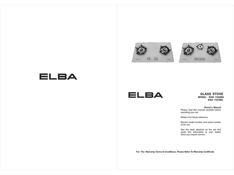 Elba EGH-7222BG User manual