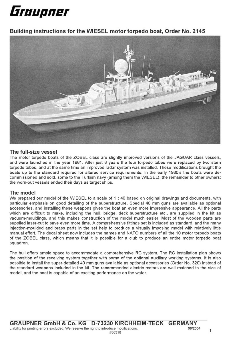 GRAUPNER WIESEL Instruction Manual