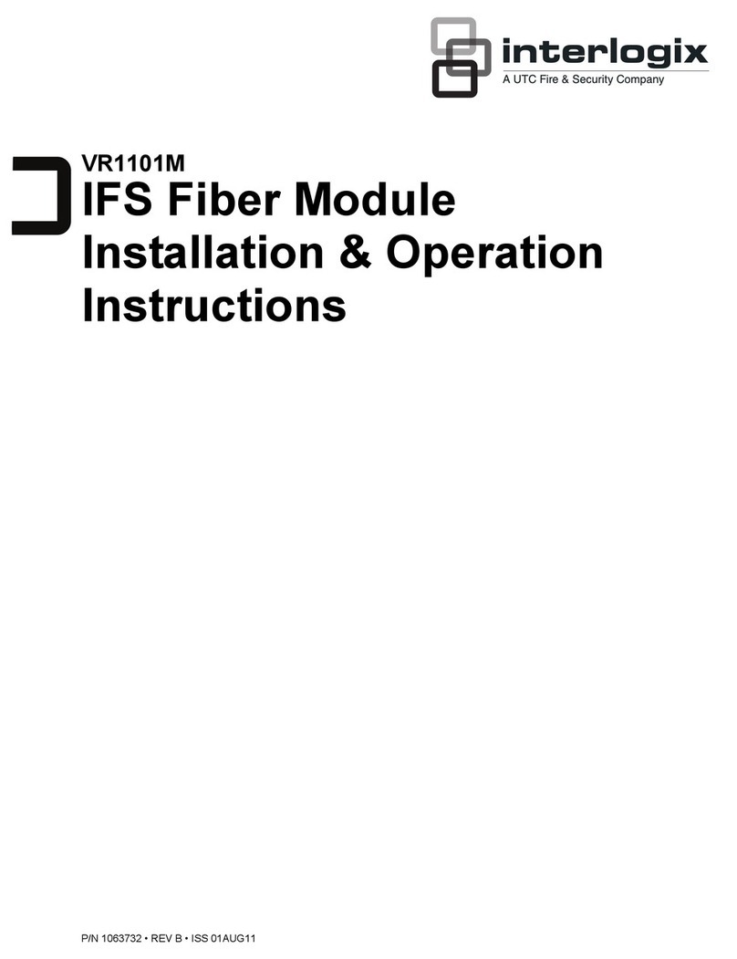 Interlogix VR1101M Installation instructions
