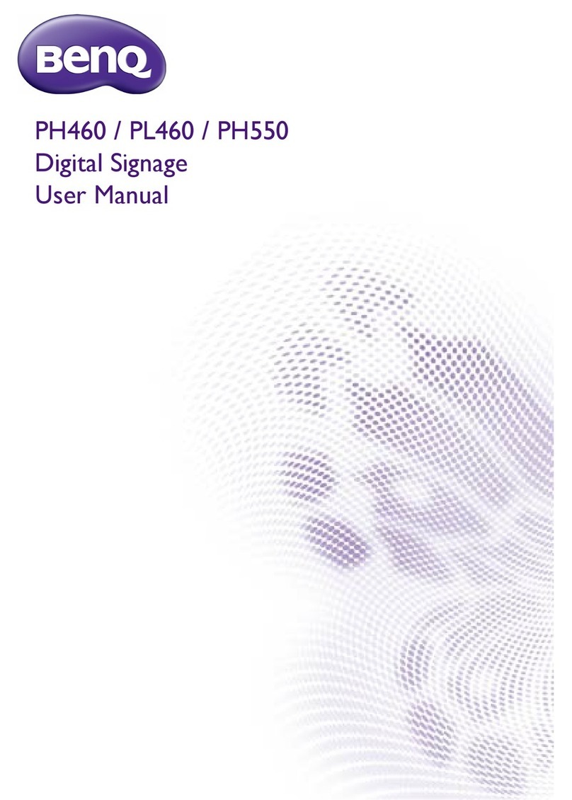 BenQ PH460 User manual BenQ PH460 User manual