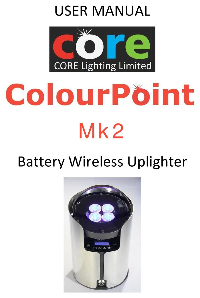 Core Lighting ColourPoint MK2 User manual