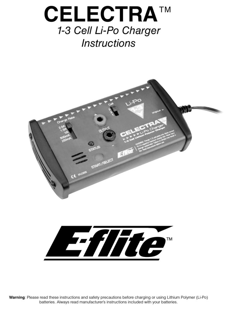 E-FLITE CELECTRA User manual