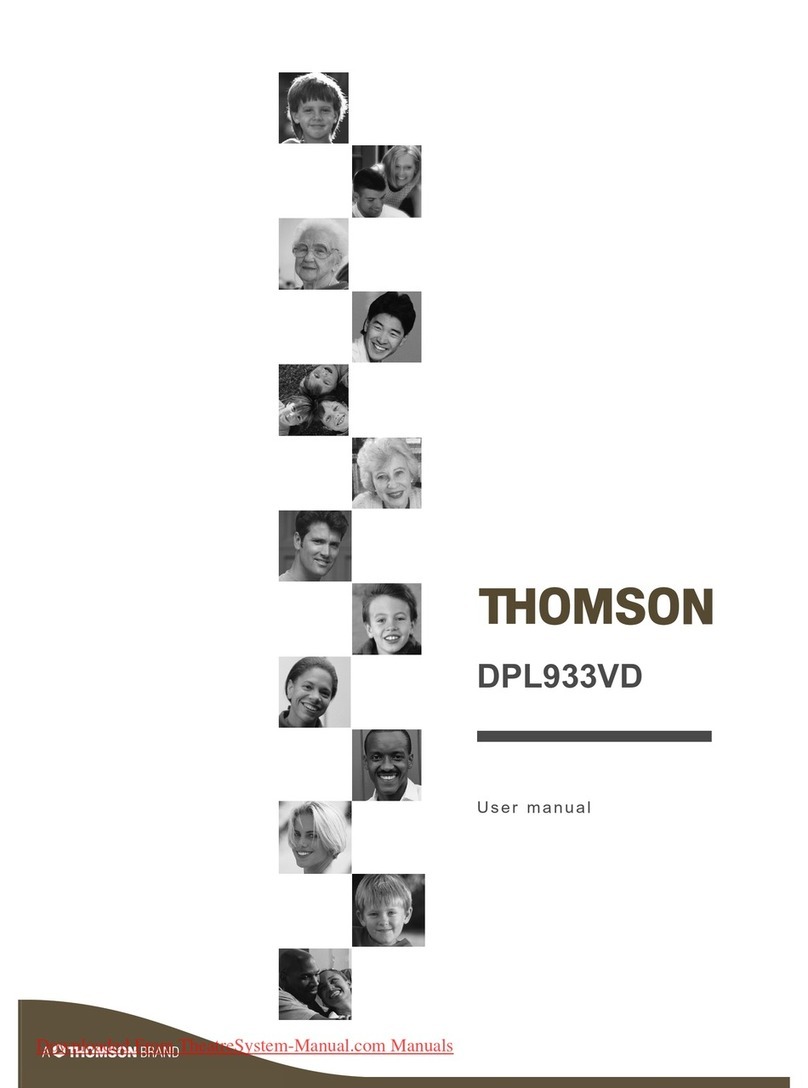 THOMSON DPL933VD User manual