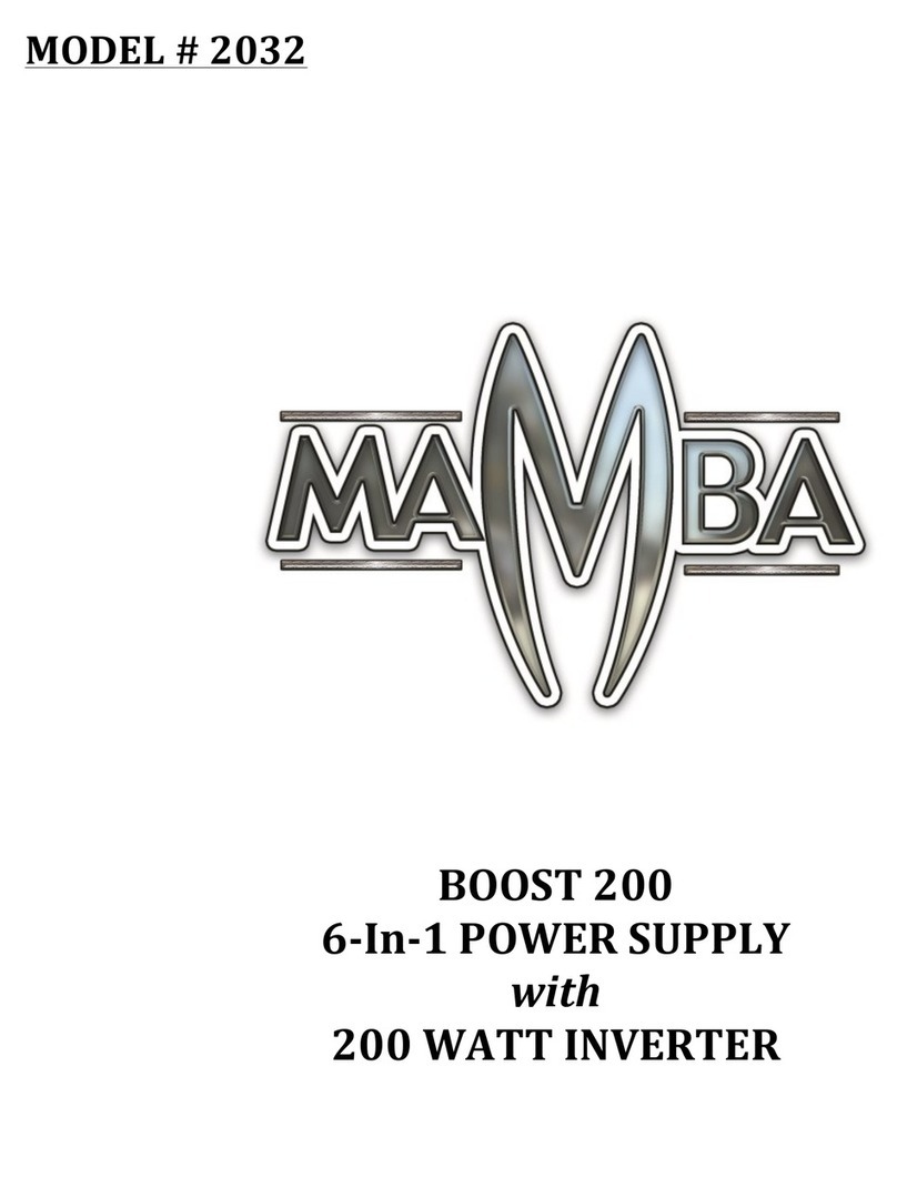 Mamba 2032 User manual