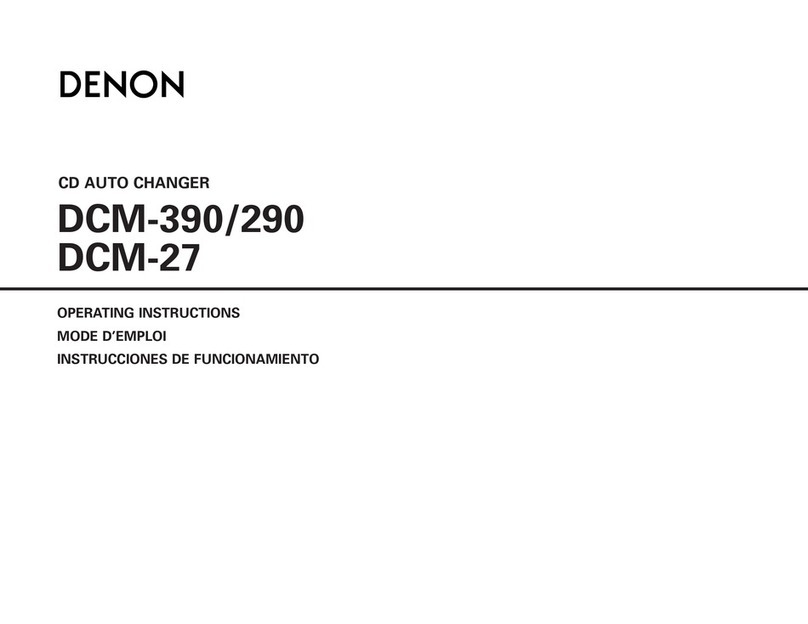 Denon DCM-27 User manual