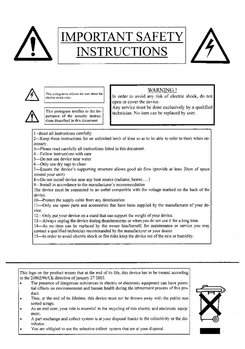 Jadis JP2OOMC User manual