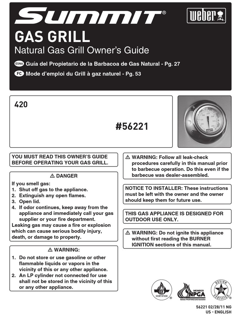 Weber Summit 56221 User manual