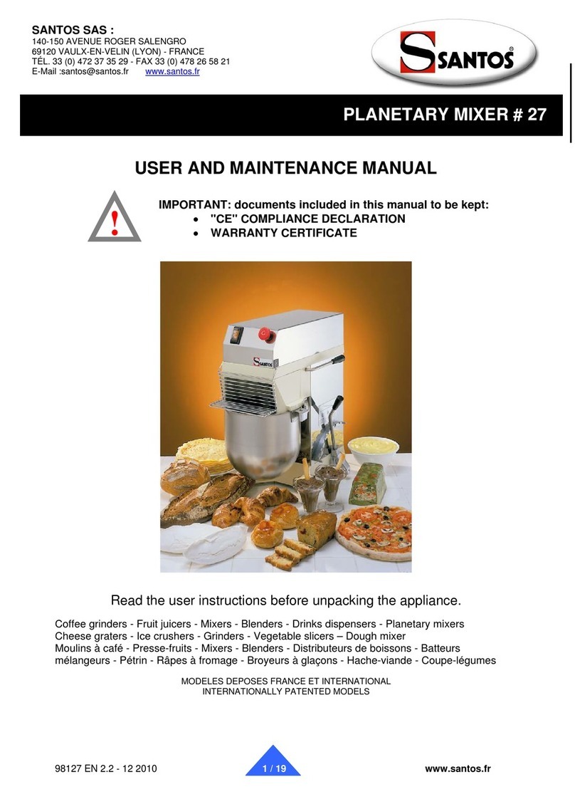 Santos 27 Operating instructions