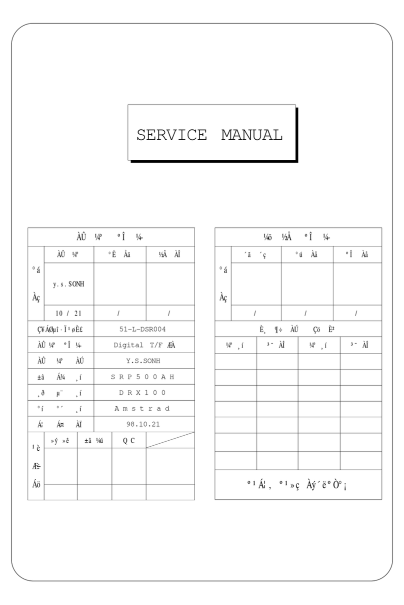 Samsung DRX100 User manual Samsung DRX100 User manual