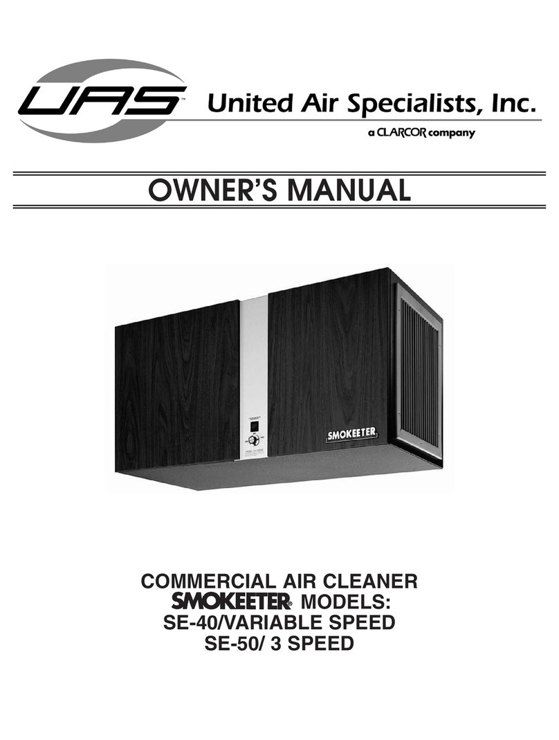 Smokeeter SE-40/VARIABLE SPEED User manual