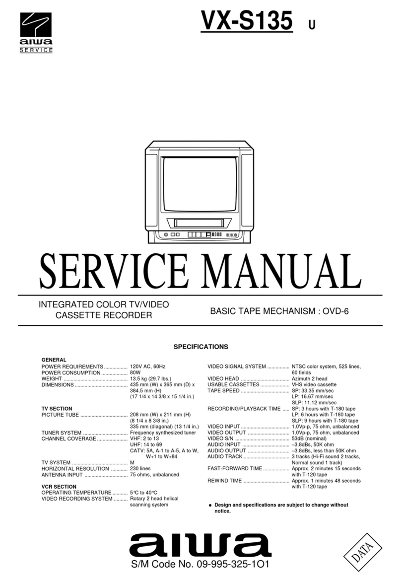 Aiwa VX-S135 User manual