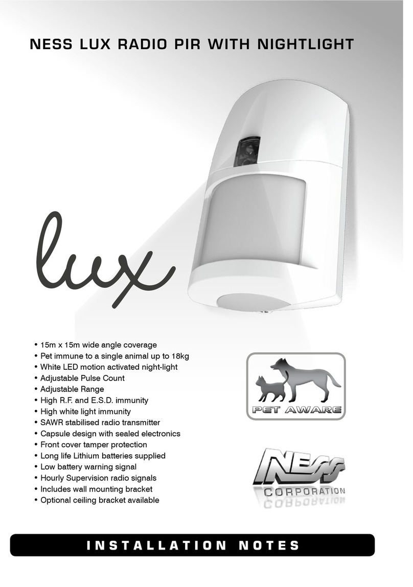 Ness Lux Quick start guide