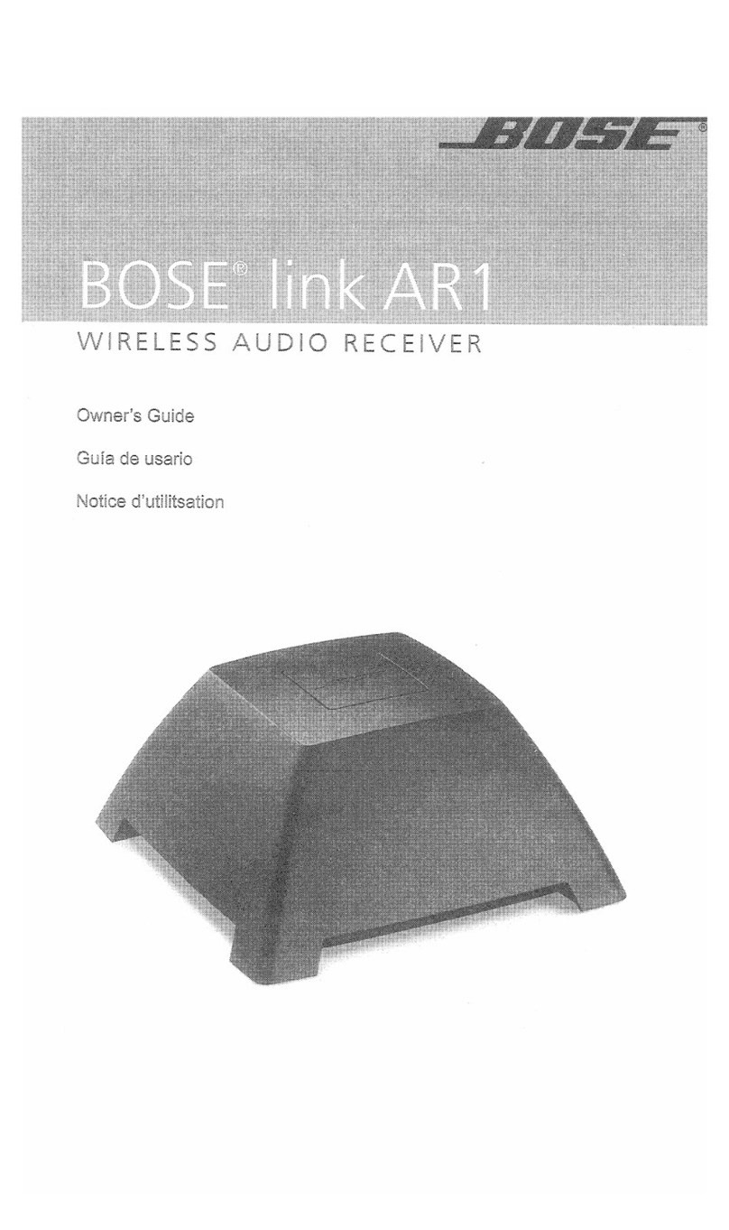 Bose Link AR1 User manual