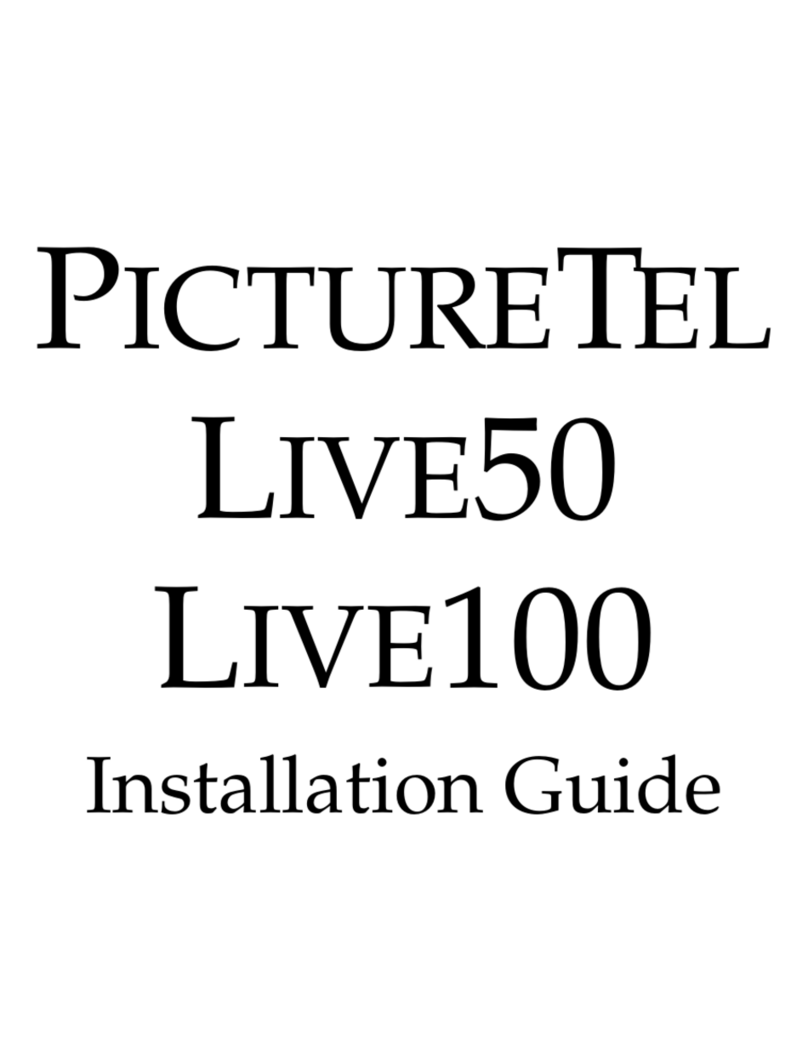 PictureTel LIVE50 User manual