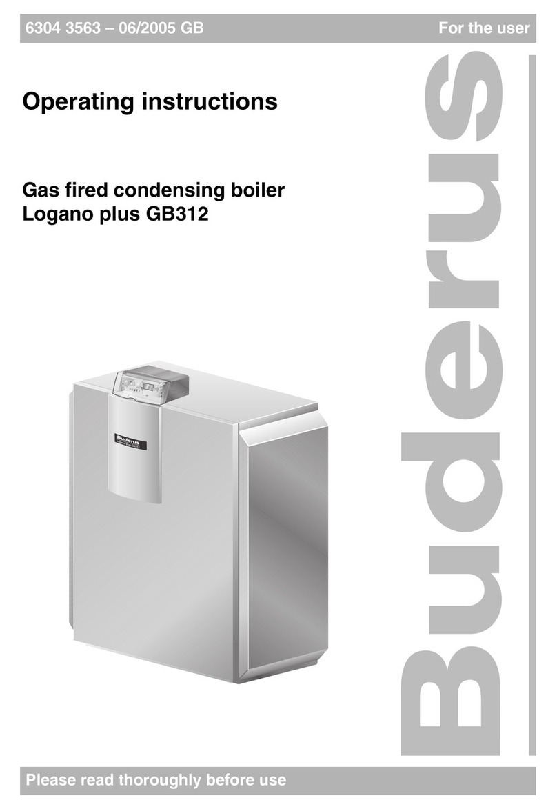 Buderus Logano plus GB312 User manual