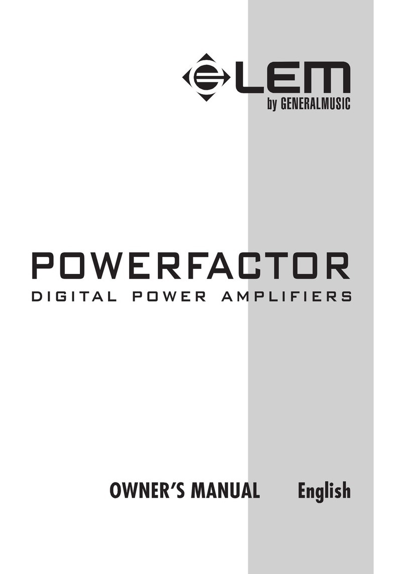 LEM POWERFACTOR 3 User manual