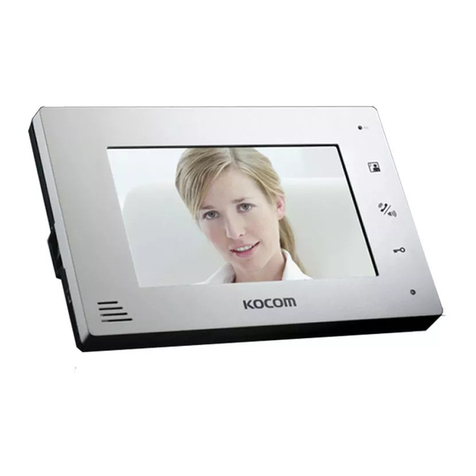 KOCOM KCV-A374 User manual KOCOM KCV-A374 User manual