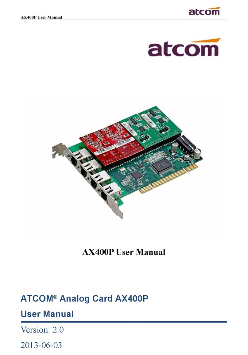 ATCOM AX-400P User manual