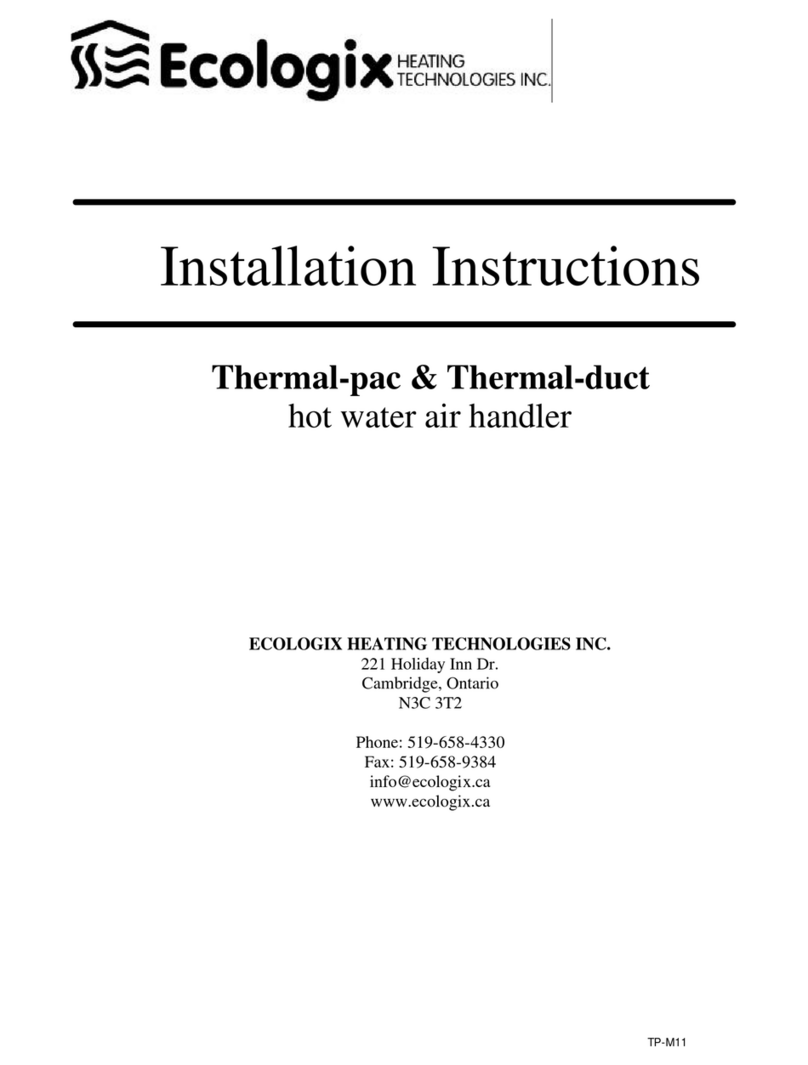 Ecologix TP30 User manual