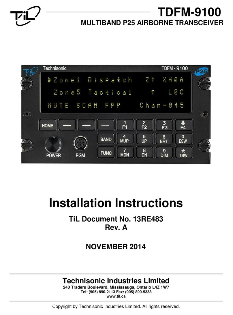 TIL TDFM-9100 User manual