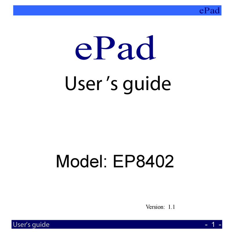 ePad EP8402 User manual