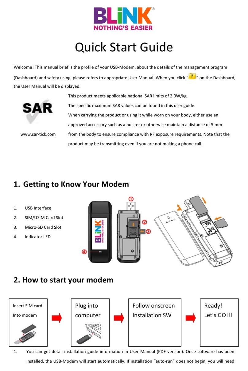 B-Link Usb modem User manual