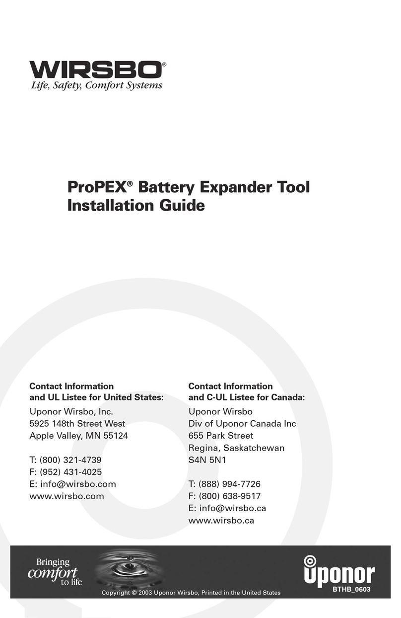 wirsbo ProPEX User manual
