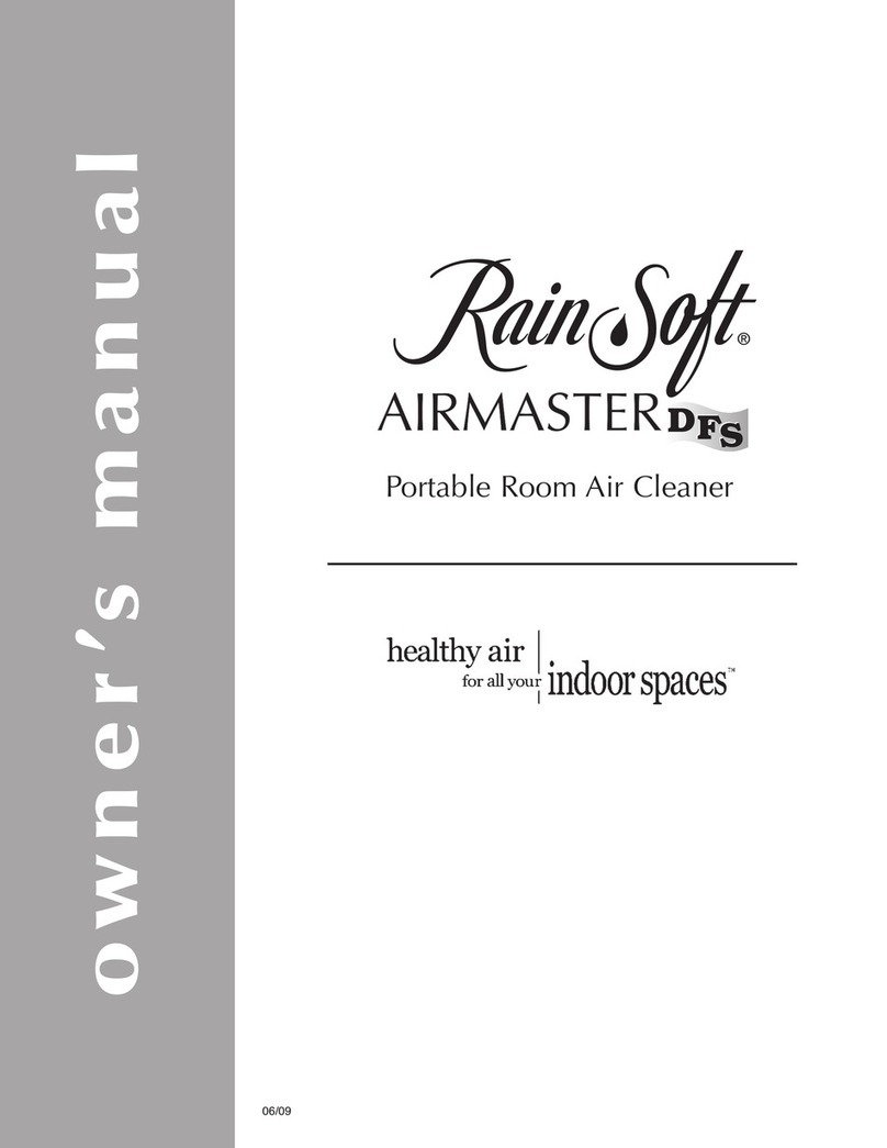 Rain Soft Airmaster DFS User manual Rain Soft Airmaster DFS User manual