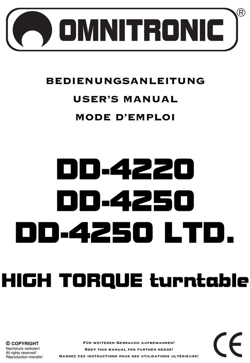 Omnitronic DD-4220 User manual