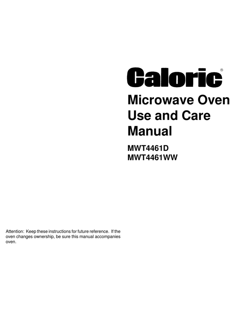Caloric MWT4461D User manual