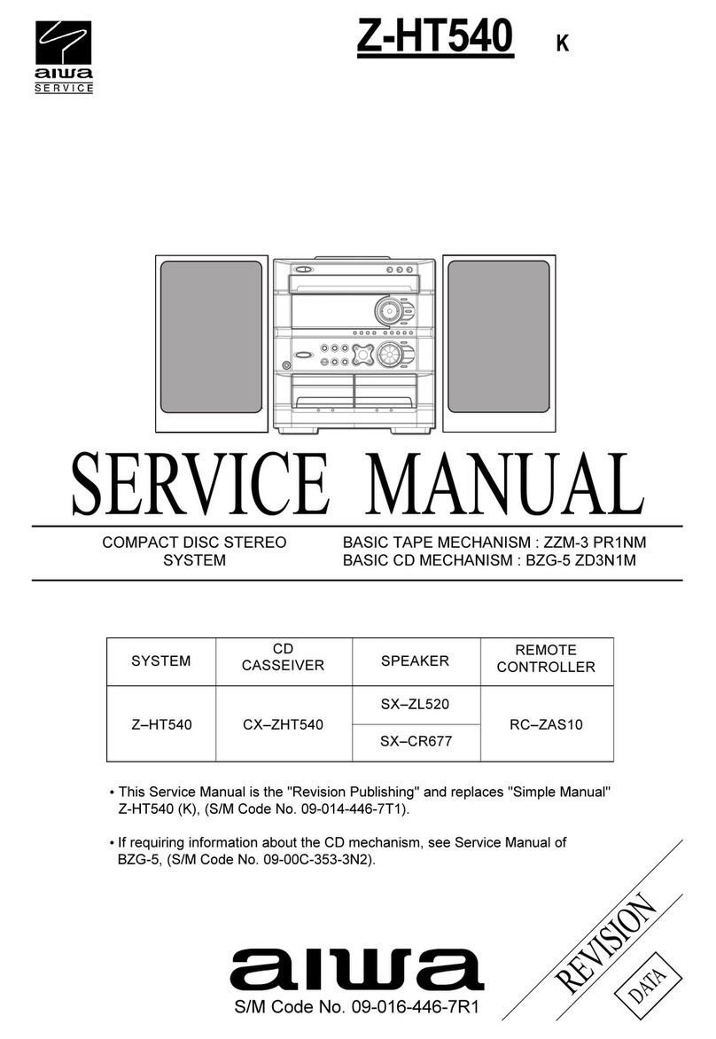 Aiwa Z-HT540 User manual