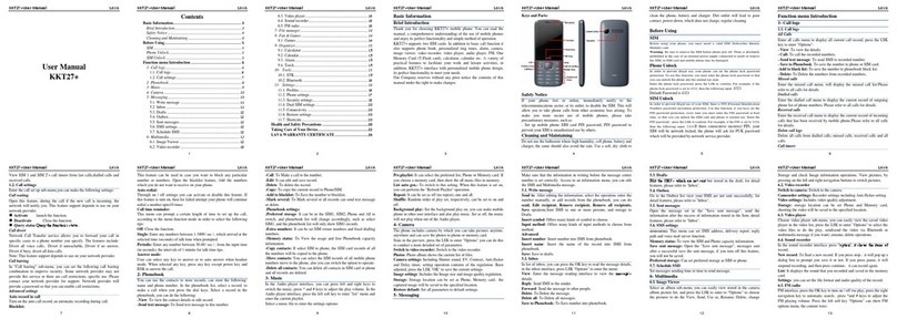 Lava KKT27+ User manual Lava KKT27+ User manual