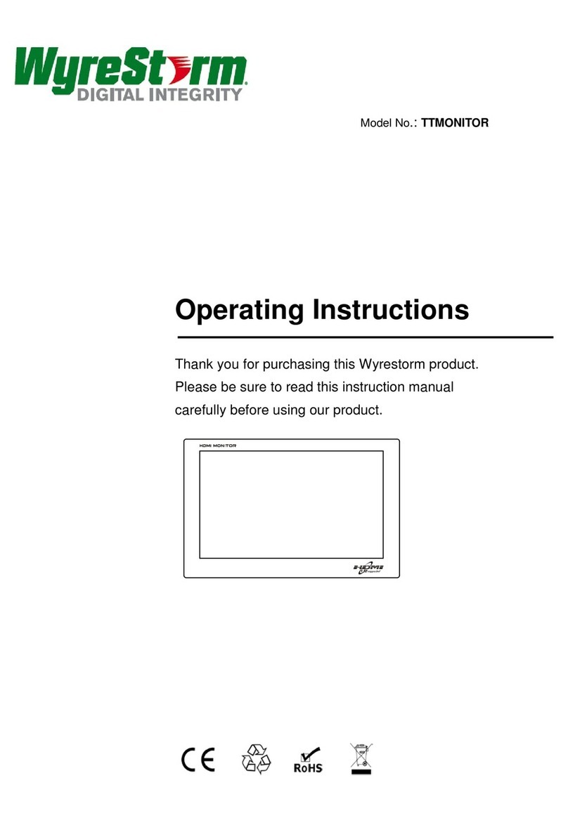 Wyrestorm TTMONITOR User manual