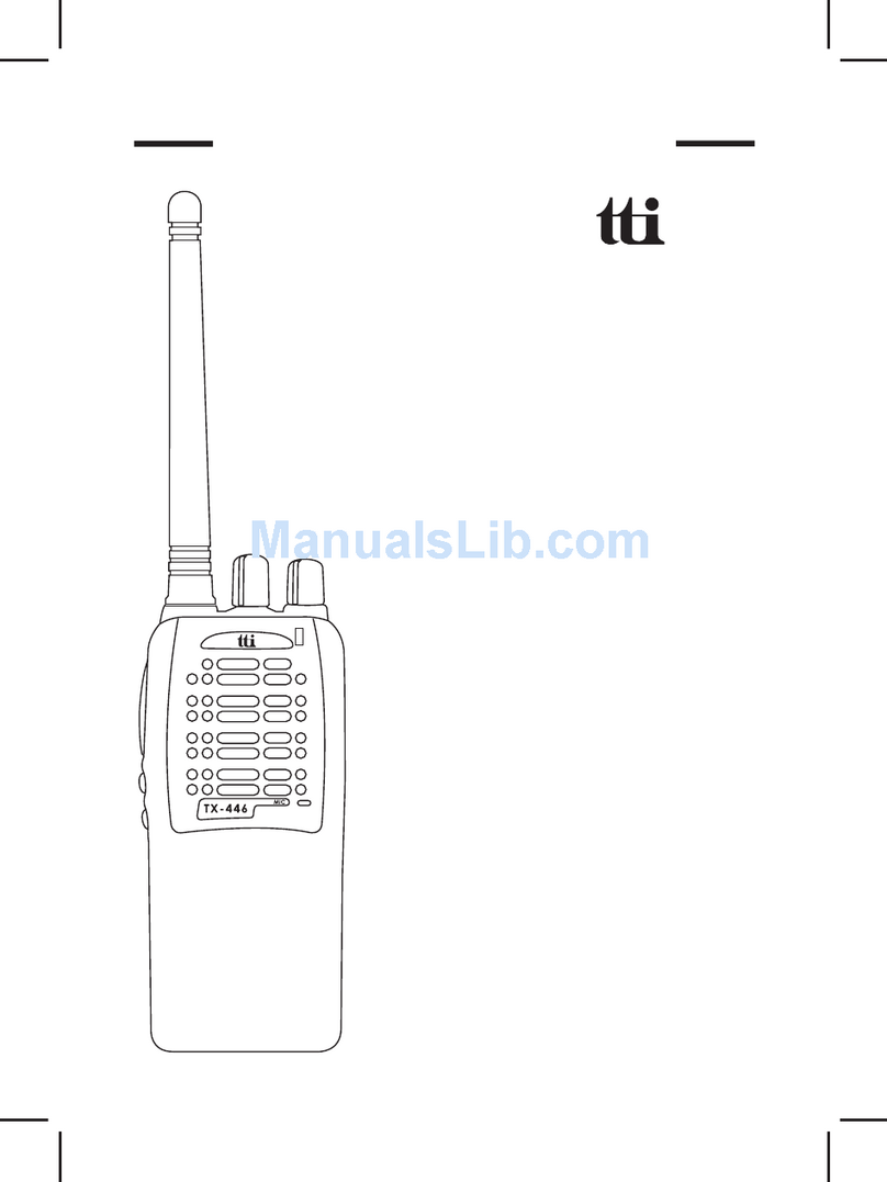 TTI TX-446 User manual